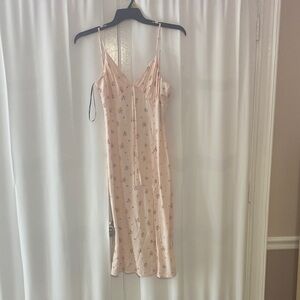 Forever 21 Light Pink Floral Chemise